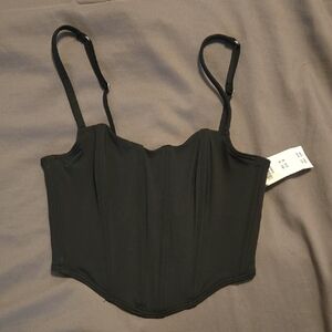 Gilly Hicks Black Corset Top